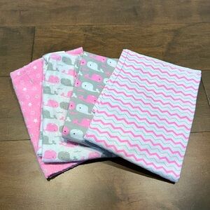 Cribmates burp cloth or receiving blanket
